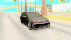 Volkswagen Golf 7 Black для GTA San Andreas