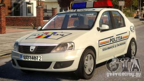 Dacia Logan Police для GTA 4