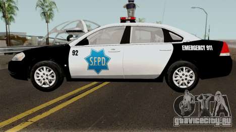 Chevrolet Impala 2007 SFPD для GTA San Andreas