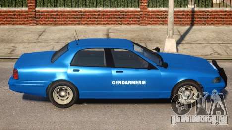 Vapid Stanier de la Gendarmerie для GTA 4