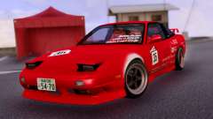 Nissan 180SX Japan Red для GTA San Andreas