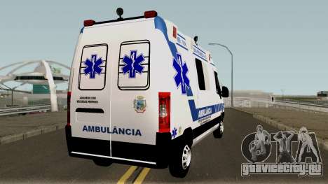 Fiat Ducato Brazilian Ambulance для GTA San Andreas