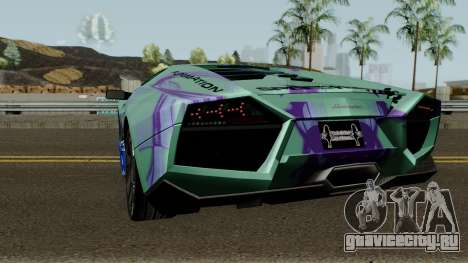 Lamborghini Reventon Itasha Hinatsuru для GTA San Andreas