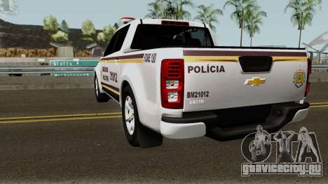 Chevrolet S-10 2017 Brigada Militar для GTA San Andreas