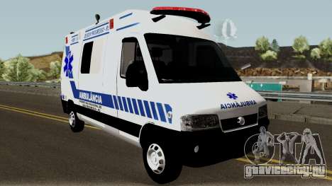 Fiat Ducato Brazilian Ambulance для GTA San Andreas