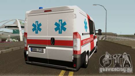 Fiat Ducato Lithuanian Ambulance для GTA San Andreas