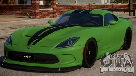 Dodge Viper 2013 PJ2 для GTA 4