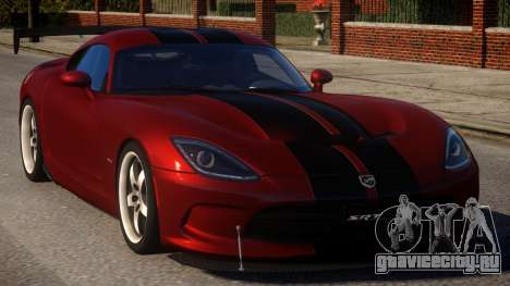 Dodge Viper 2013 PJ1 для GTA 4