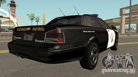 Vapid Stainer SAHP Police GTA V для GTA San Andreas