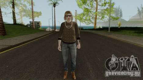 After Hours DLC Skin Female With Normal Map для GTA San Andreas