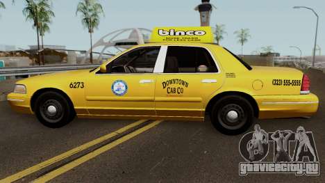 Ford Crown Victoria Taxi Downtown Cab v1.0 2003 для GTA San Andreas