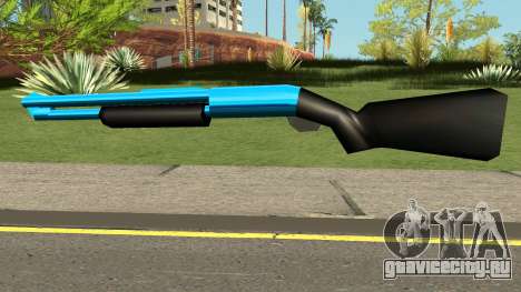 Chromegun Blue для GTA San Andreas