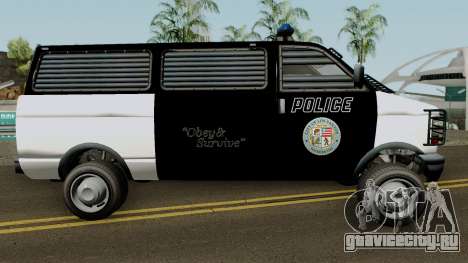 Police Transport Burrito GTA 5 для GTA San Andreas