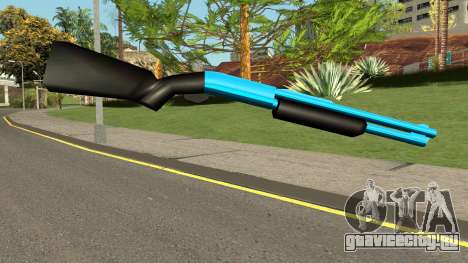 Chromegun Blue для GTA San Andreas