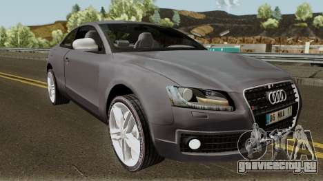 Audi S5 TR PLAKA 2008 для GTA San Andreas