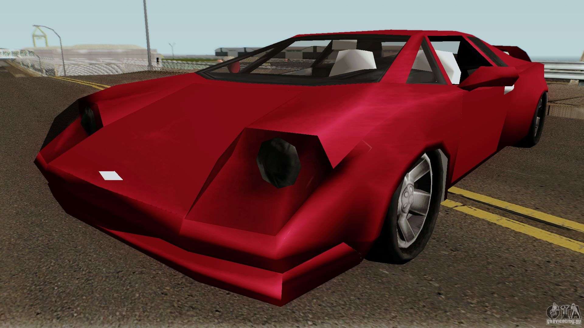 Мод на мощный суперкар New Euros для GTA San Andreas. 