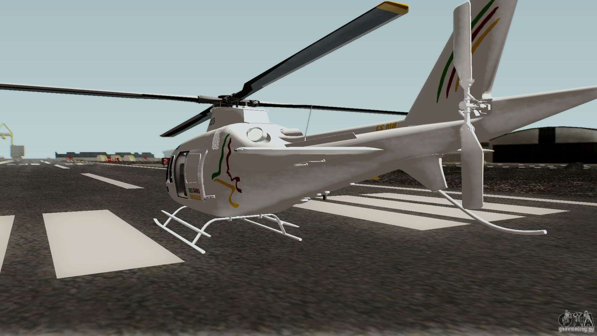 Helicoptero Fenix 02 do GAM PMERJ para GTA San Andreas