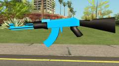 AK47 Blue для GTA San Andreas