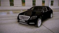 Mercedes-Benz S600 W222 Black для GTA San Andreas