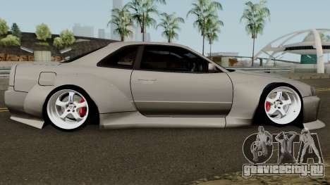 Nissan Skyline GT-R Mk.X Widebody (R34) для GTA San Andreas