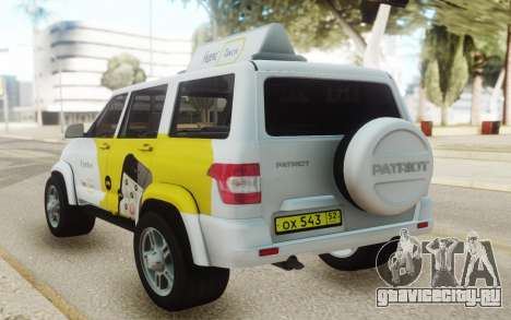 УАЗ Патриот Яндекс такси для GTA San Andreas