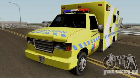 SAMU Ambulance для GTA San Andreas