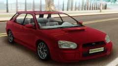 Subaru Impreza WRX Wagon Red для GTA San Andreas