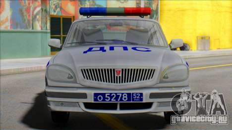 ГАЗ Волга 31105 Милиция ДПС 2006 для GTA San Andreas