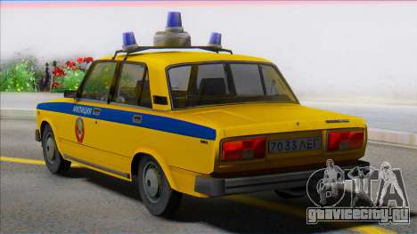 ВАЗ-2105 Милиция СССР 1982 для GTA San Andreas