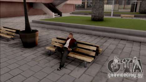 New Sit Animation для GTA San Andreas