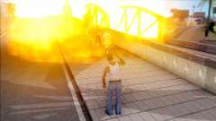 CJ Fire Power для GTA San Andreas