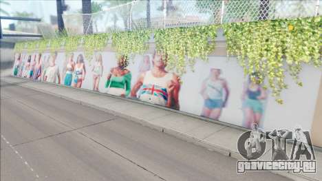LA Freeway Murals Mod для GTA San Andreas