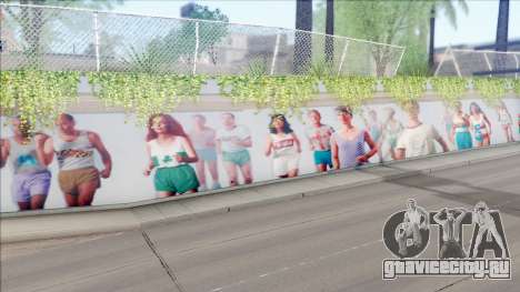 LA Freeway Murals Mod для GTA San Andreas