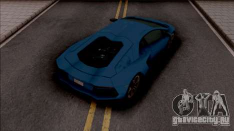Lamborghini Aventador (SA Lights) для GTA San Andreas