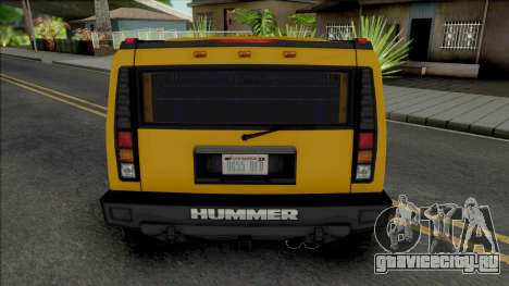 Hummer H2 2003 Improved для GTA San Andreas
