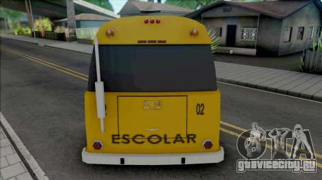Dodge Bus Escolar v2 для GTA San Andreas