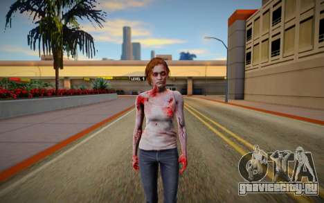 Jill Valentine Zombie для GTA San Andreas