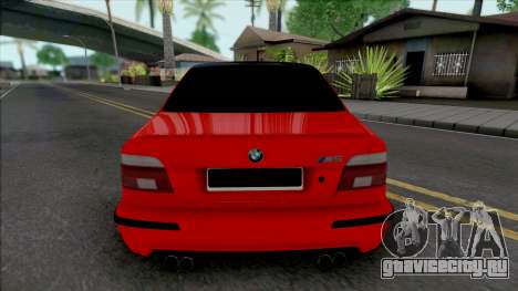 BMW 5-er E39 Red Black для GTA San Andreas