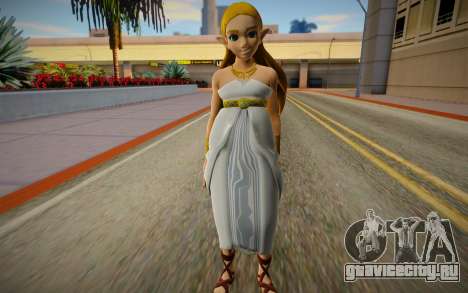 Zelda Goddes Dress Breath Of The Wild для GTA San Andreas