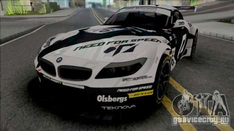 BMW Z4 GT3 Team NFS для GTA San Andreas