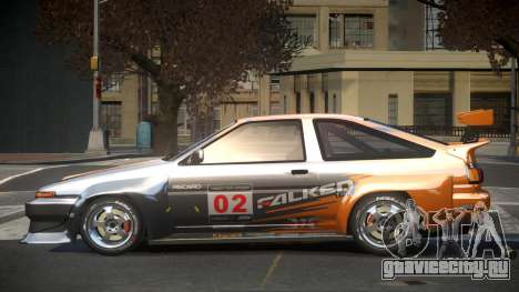 1983 Toyota AE86 GS Racing L5 для GTA 4