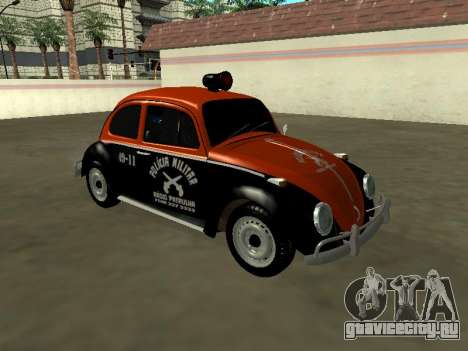 Volkswagen Beetle 1969 Rádio Patrulha Paulista для GTA San Andreas