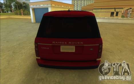 2014 Range Rover Vogue для GTA Vice City