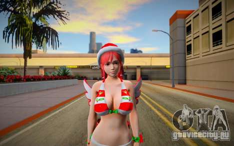 Honoka Christmas Angel для GTA San Andreas