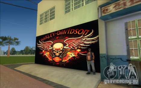 Biker Wall Art Professional для GTA Vice City