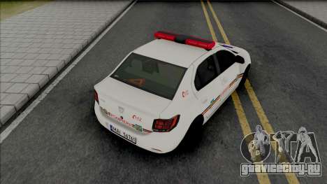 Dacia Logan Plus Fire Department для GTA San Andreas