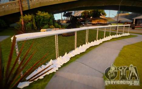 Winter Fence Mesh 5 для GTA San Andreas