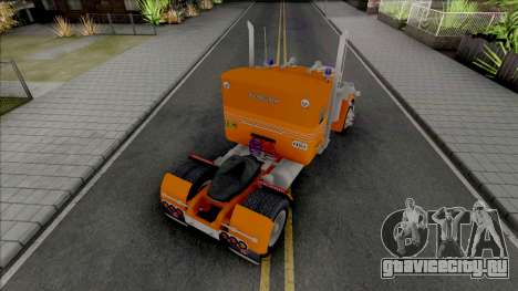 Kenworth W900 Orange для GTA San Andreas