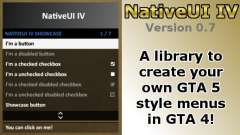 NativeUI IV для GTA 4