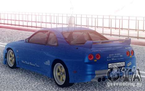 Nissan Skyline GT-R BCNR33 TBK для GTA San Andreas